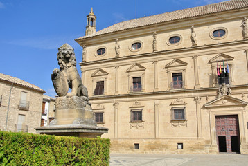 Fototapeta na wymiar Town hall of Úbeda Andalusia Spain