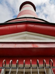 Leuchtturm von unten nach oben