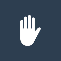 Hand icon vector
