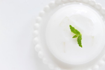 milk agar jelly with mint