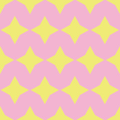 pink yellow ornament pattern vector 