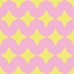 pink yellow ornament pattern vector 