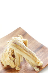 Korean food ingredient, dried cod fish