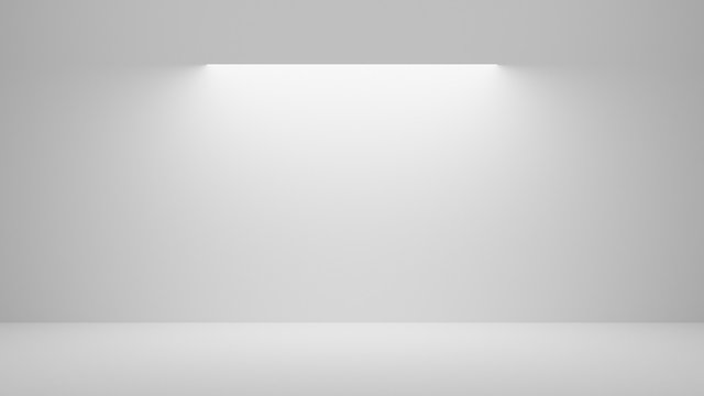 blank art gallery wall