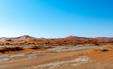 Désert de Sossusvlei en Namibie, Afrique