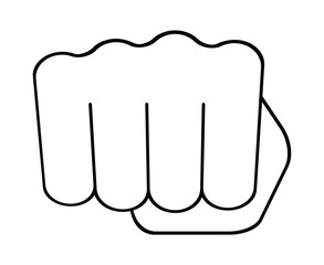 握り拳のマーク