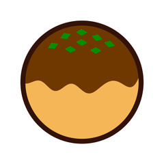 一個のたこ焼き