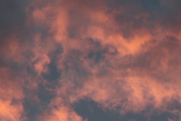 dramatic sky with clouds