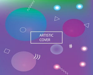 Gradient smooth mesh background.