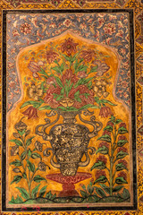Indian historical painting inside the mosque