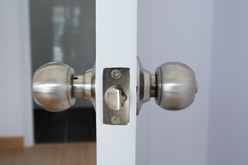 Door knob for opening the room door Show on both sides