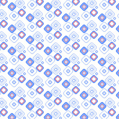 Random Colorful Square Vector Pattern