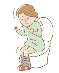 トイレ　腹痛　中年女性