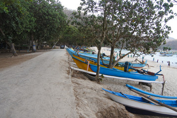 Obraz premium Beautiful Papuma Beach In Jember East Java Indonesia