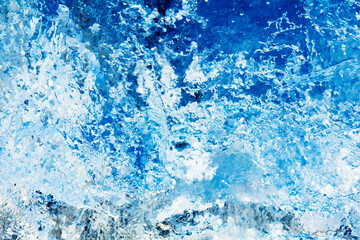 Abstract frozen water.Ice texture winter background