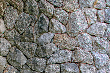 Stone wall texture.