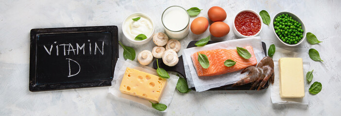 Vitamin D foods and capsulas. For Eye, bone and immune systems health, blood pressure regulation....