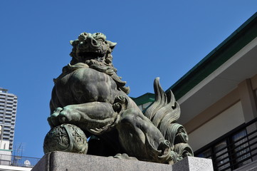 Obraz premium 水天宮の狛犬