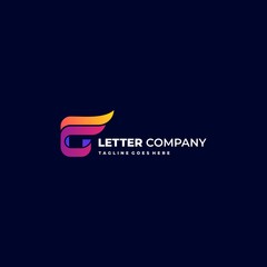 Abstract Letter G illustration vector Design template.