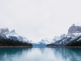 Obraz premium Lake Maligne, Jasper National Park