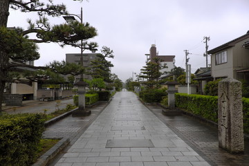 Fototapeta na wymiar 高岡市八丁道