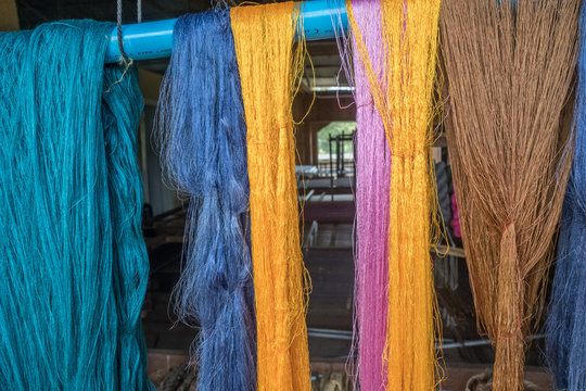 Silk farm in Cambodia 