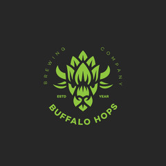 Buffalo hops logo
