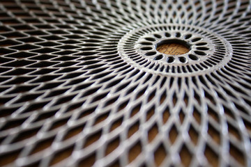 Abstract circular diamond design