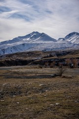 Scenic view of Mount Somers, New Zealand