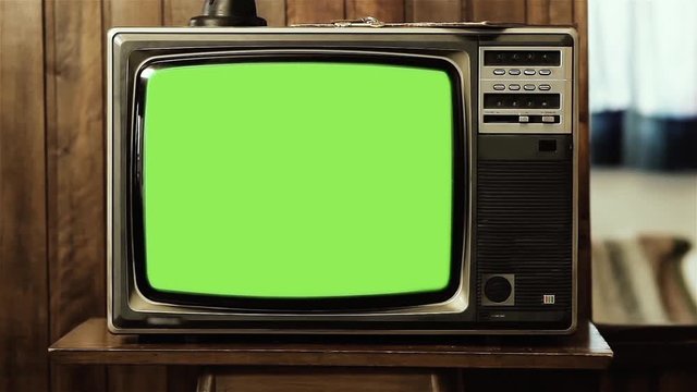 Old TV Set Green Screen Explodes. You can replace green screen with the footage or picture you want. You can do it with “Keying” effect in After Effects or any other video editing software (check