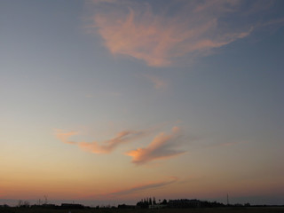 Sky at sunset