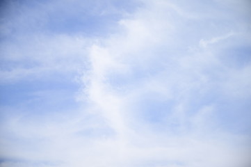 blue sky with white clouds