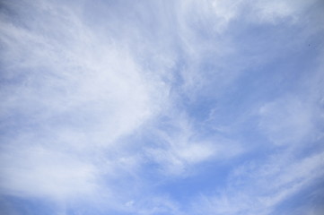 blue sky with white clouds