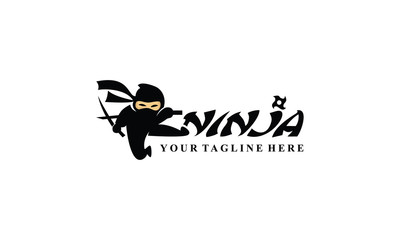 ninja logo design inspirations © SBY