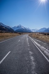 Fototapeta premium Scenic view of Aoraki or Mount Cook, New Zealand