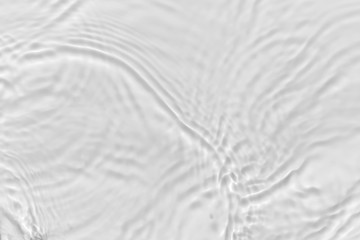 Water waves on the pool. Abstract background. Black and white concept.