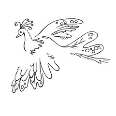 illustration of firebird