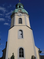 Fototapeta na wymiar Stadtkirche in Ruhland
