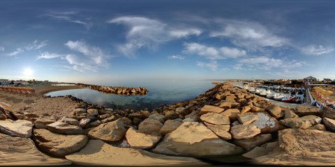 sea landscape panorama italy