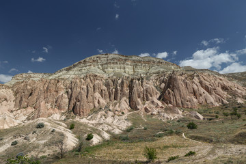 Rose Valley in Cavusin Village, Cappadocia, Nevsehir, Turkey