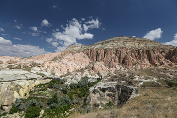 Rose Valley in Cavusin Village, Cappadocia, Nevsehir, Turkey