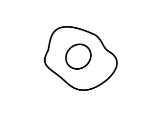 目玉焼き(線画)