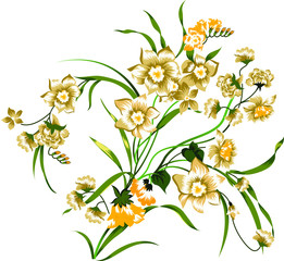 bouquet of yellow flowers