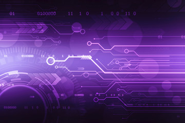 Abstract futuristic circuit board Illustration, high computer technology background. Hi-tech digital technology concept. Digital circuit board pattern for technology background