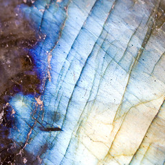 Texture or background of a labradorite stone