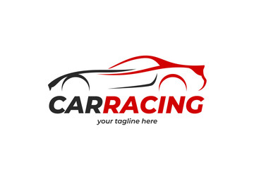 sport car logo design vector