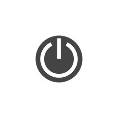 start icon, power button, On/Off switch vector icon.