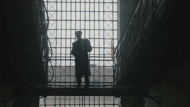 Prison building from Eastern Bloc during communist era (1940s, 1950s).