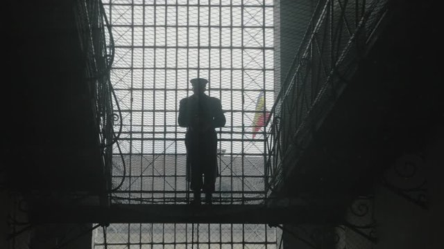 Prison building from Eastern Bloc during communist era (1940s, 1950s).