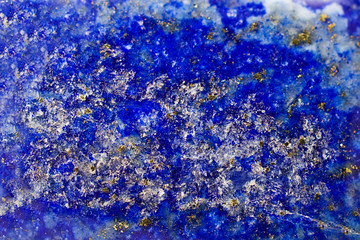 Texture or background of a lapis lazuli stone